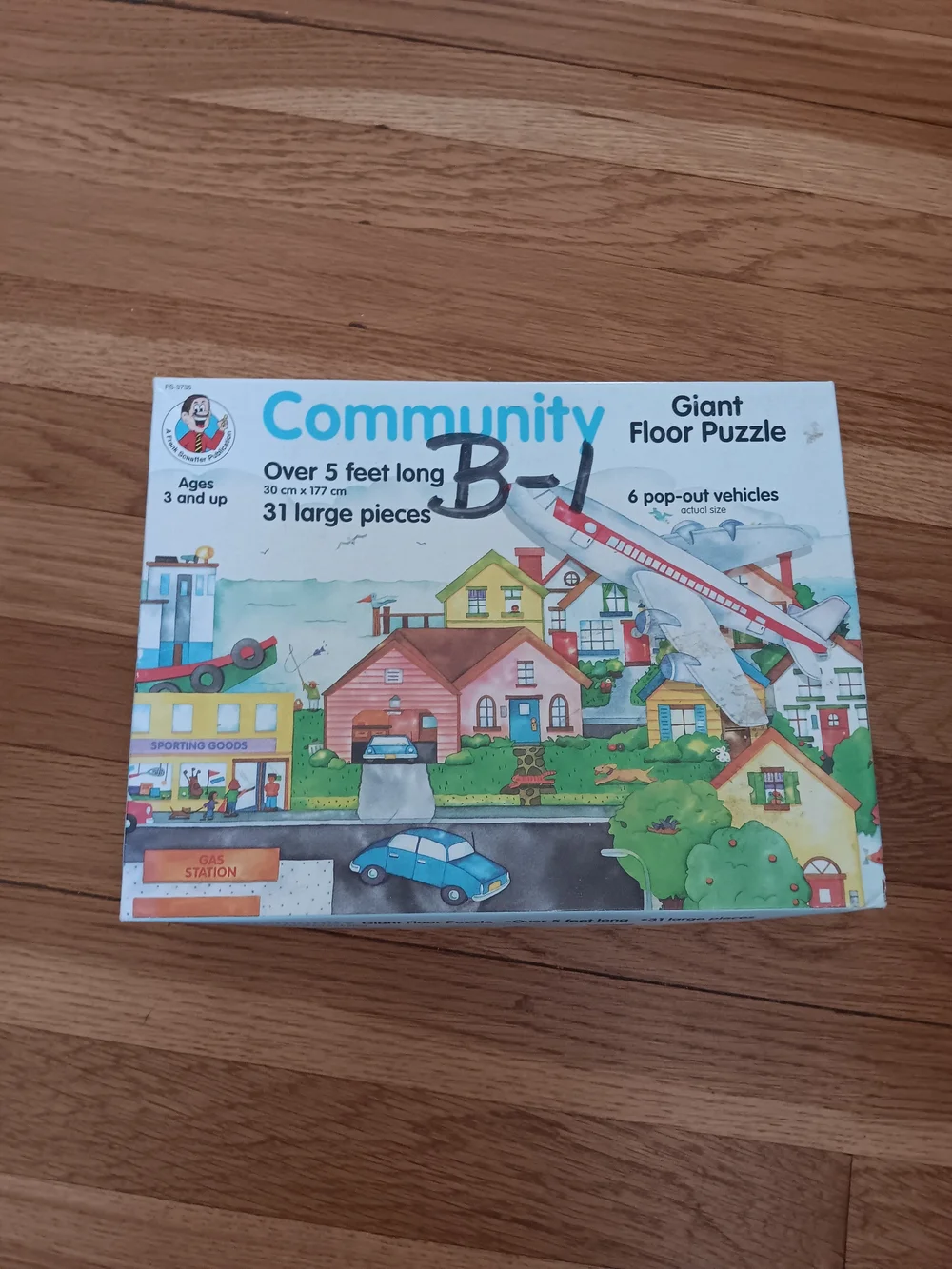 Community City Floor Puzzle  - Colorful Kids Toy